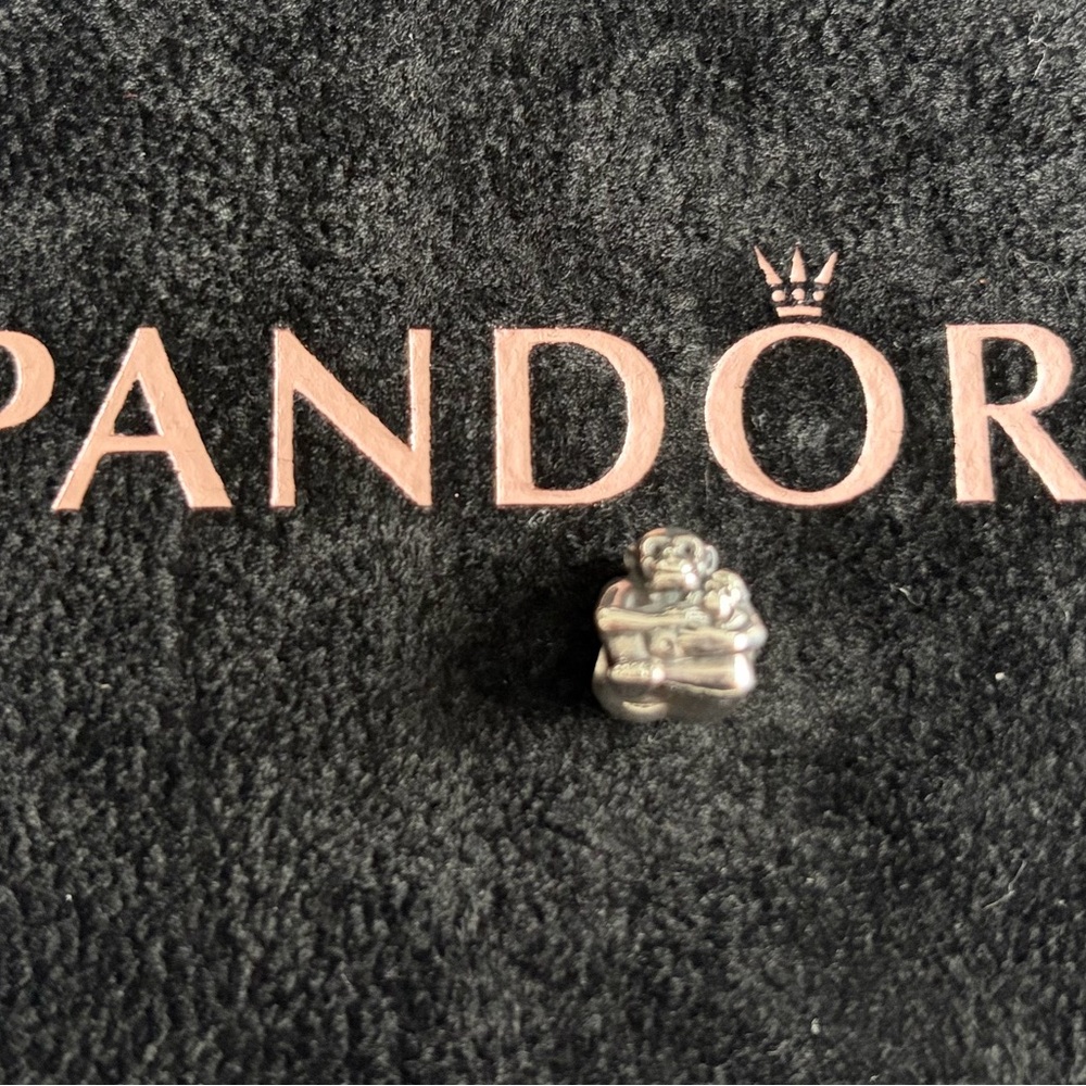 Pandora Silver monkey 🐒 and baby Charm